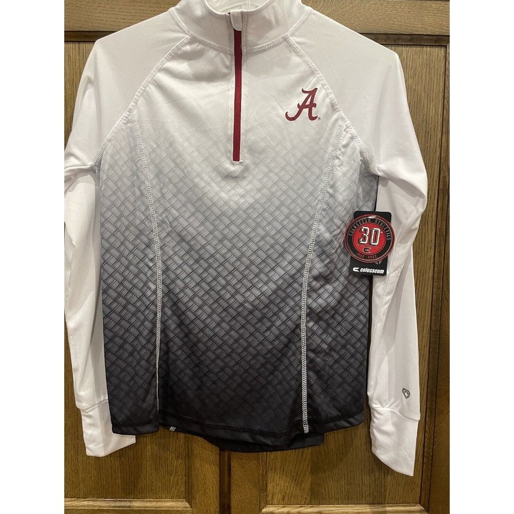 Alabama Crimson Tide Women's Colosseum Pullover Quarter Zip New With Tags! Small